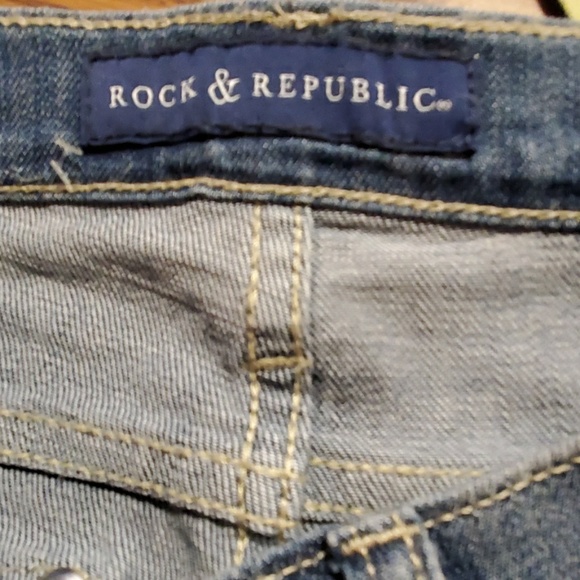 Rock & Republic Low Rise Kendall Cropped Jeans - Picture 6 of 6